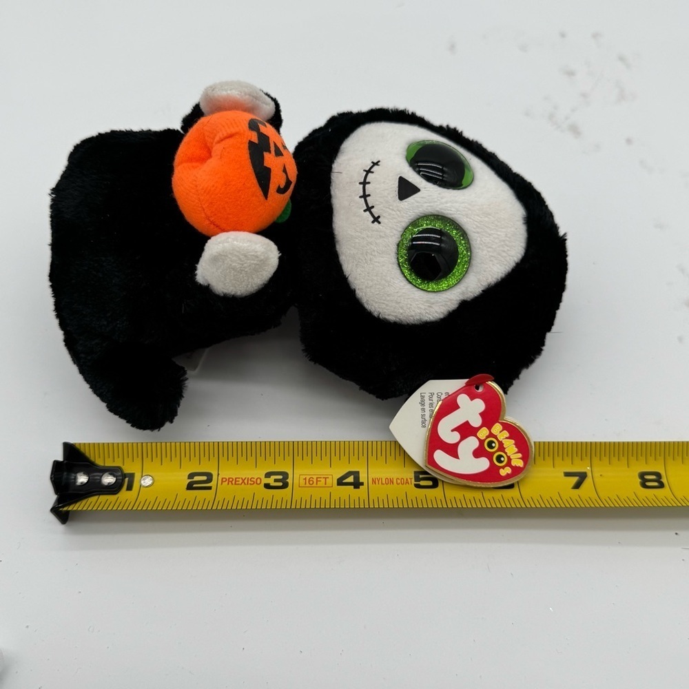 Ty Beanie Boos Treats the Ghost 6" Plush Big Glitter Eyes with Tag - Picture 3 of 3